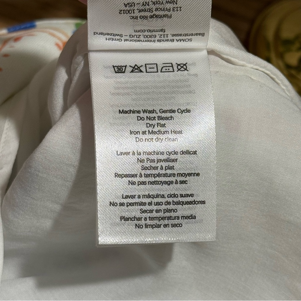 Farm Rio NWT XS Off White Fresh Table Euroflax Premium Linen Mini Dress Elegant - Picture 7 of 9